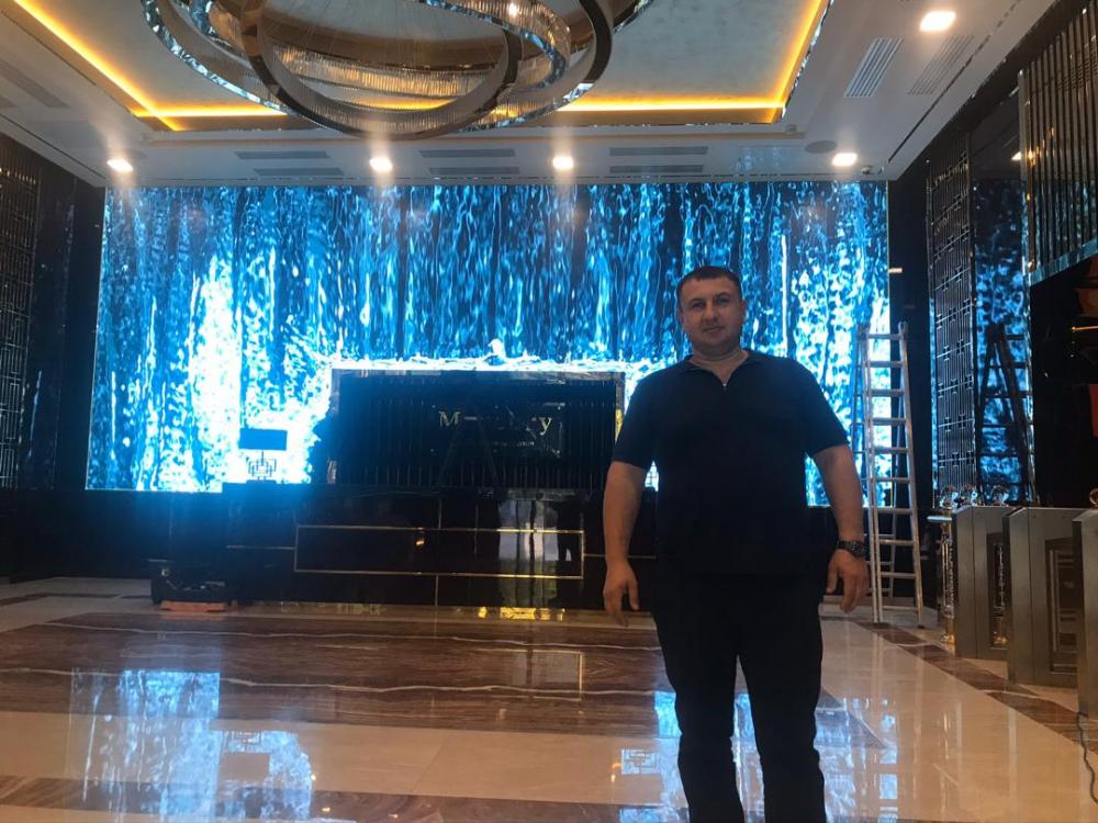 Видеоэкраны с шагом 2.5, размер 9х4м. БЦ 