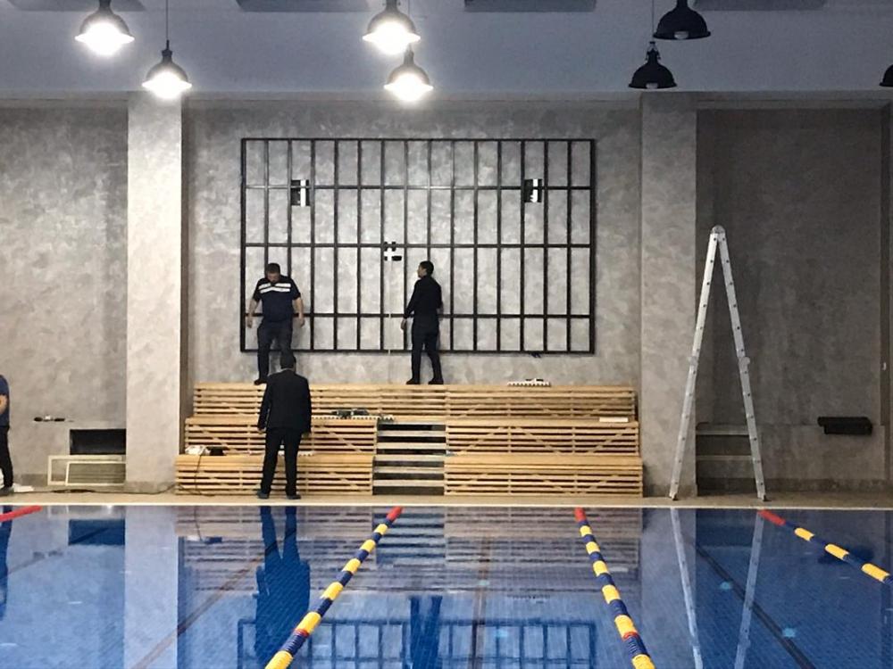 Видеоэкран с шагом 5мм, размер 5х3м. Спортивный клуб 