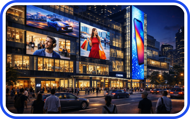 Уличные LED-экраны