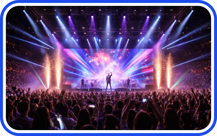 Сценические LED-экраны